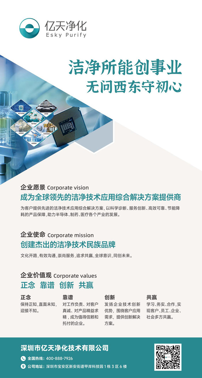 潔凈所能創(chuàng)事業(yè)，無問西東守初心！億天凈化企業(yè)文化煥新升級！